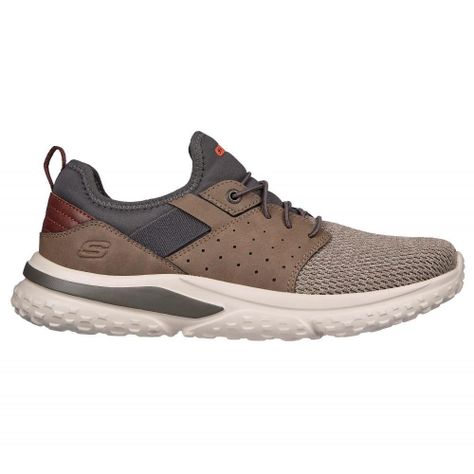 Zapatilla Hombre Solvano Beige Skechers-4