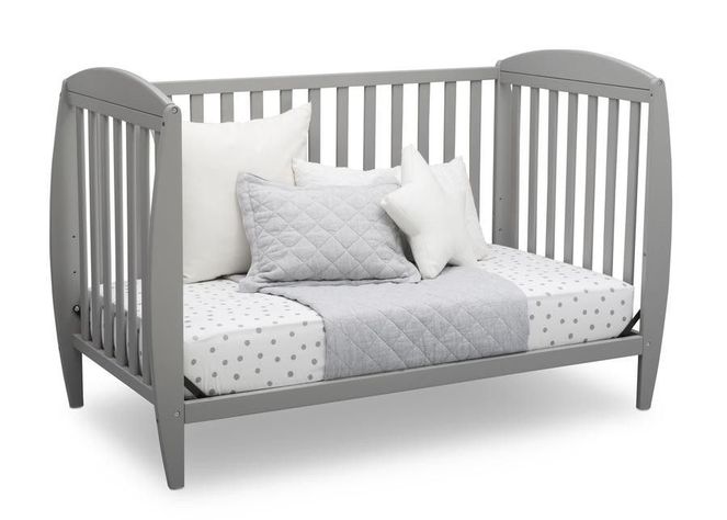 Cuna de madera 4 en 1 taylor Gris-2