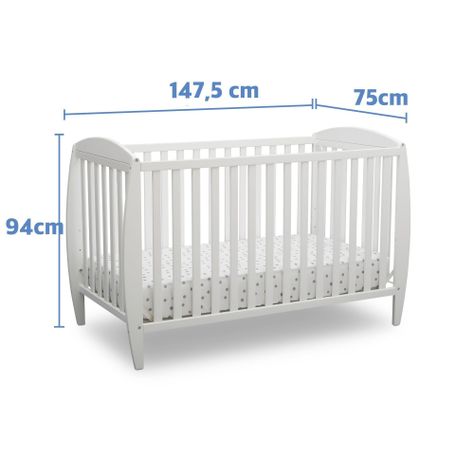Cuna de madera 4 en 1 taylor Gris-5