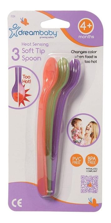 Set De 3 Cucharas Con Sensor De Calor Dreambaby-0