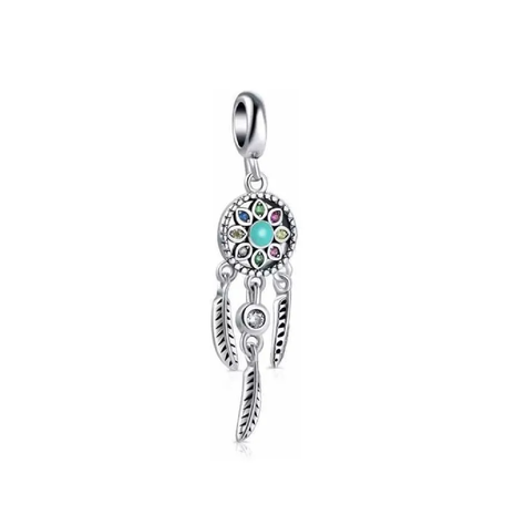Charm Atrapa Sueños en Plata Fina 925 SILVER HEART-0