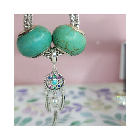 Charm Atrapa Sueños en Plata Fina 925 SILVER HEART-1