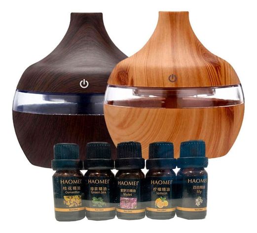 Pack 2 Humidificador Aromas Rgb + 5 Esencias 10 Ml-0