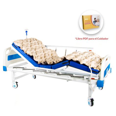 cama clínica manual 2 pcs pro+colchón+colchón as-0