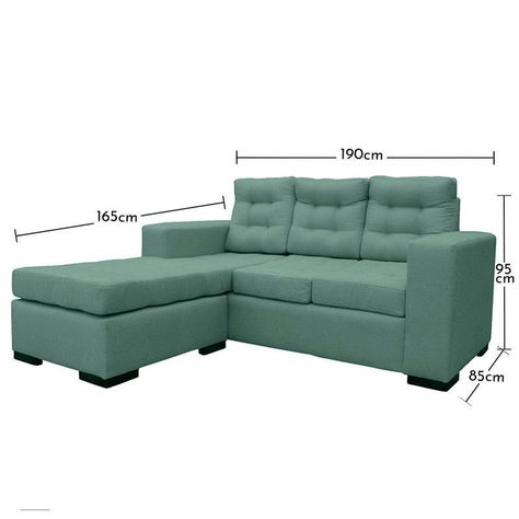 Seccional Antu Chenille Tipo Lino Verde 3 Cuerpos-3