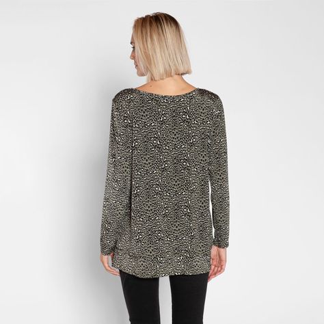 Polera Lactancia Doble II M/L Chita Oliva-1