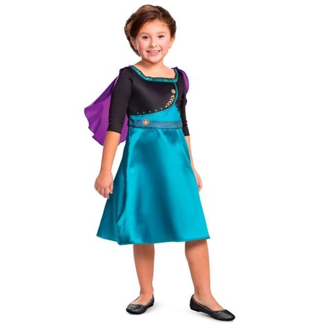 Disfraz Reina Anna Frozen - Talla S/P (4-6X)-0