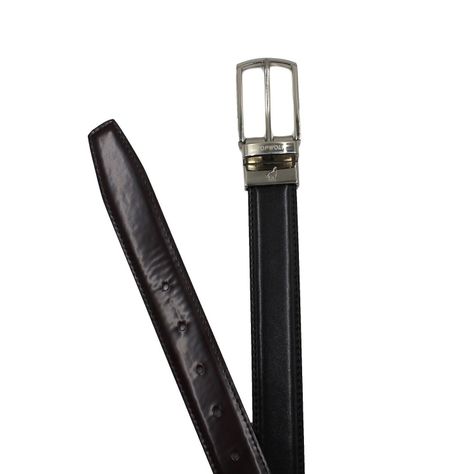 Cinturón Reversible Negro/Café 3,5 cm V9 Talla 105-1