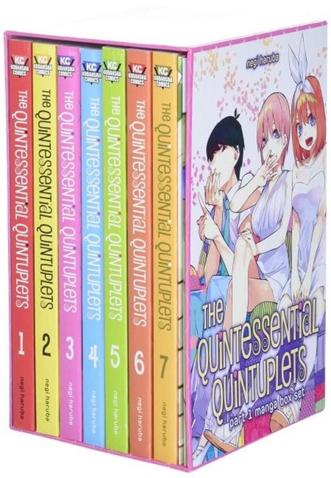 Manga The Quintessential Quintuplets - Box Set 01 - Tomos Del 01 Al 07 [Box Set] (En Inglés) - USA-0