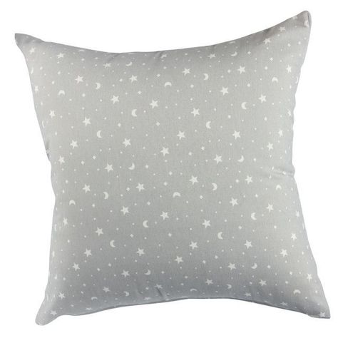 Set 4 Cojines Lona Estrellita Gris 50x50 cm-1
