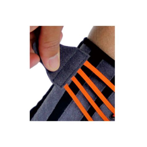 Tobillera Rugby con Cordones Naranjos Talla XXL-1