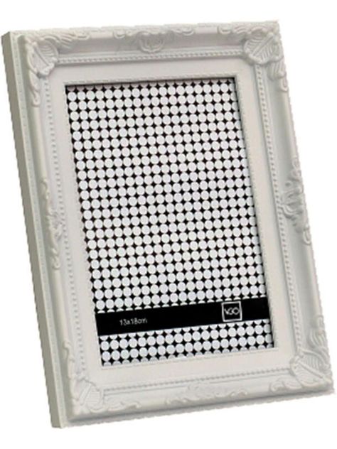 Marco plástico antique Blanco 20x30 cm-0