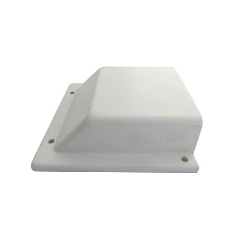 Tapa Celosía Ventilación Chicago 3" para lluvia Blanco Dvp-1