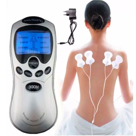 Gimnasia Pasiva + Conexion 4 Electrodos Masajeador Tonifica-2