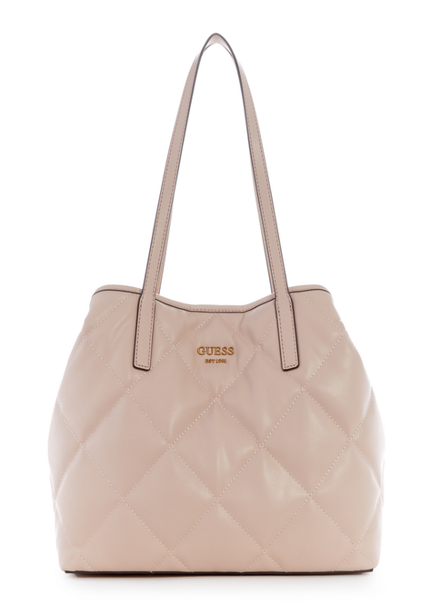 Cartera Vikky Tote Nud Beige Guess-1