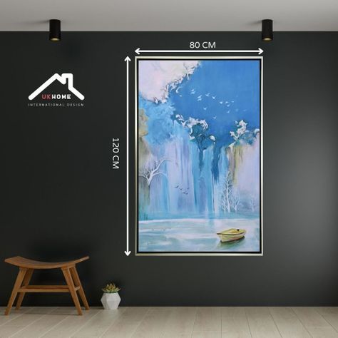Cuadro Oleo sobre Tela con Marco 120x80 | UKHOME-1
