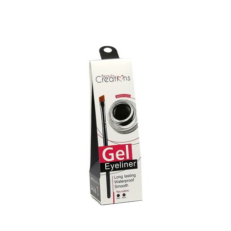 Delineador de Ojos Gel A Prueba de Agua Negro Beauty Creations-2