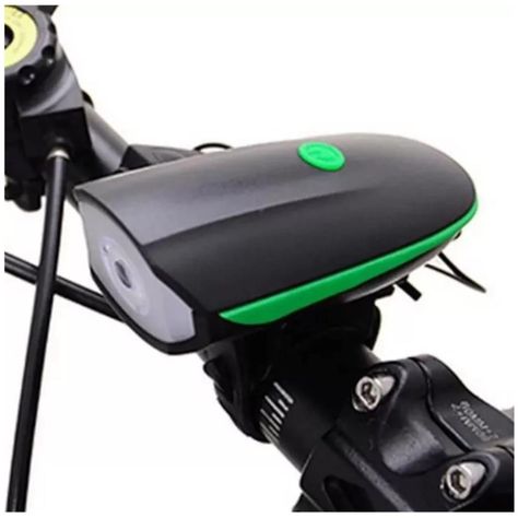 Led bici recargable con bocina-2
