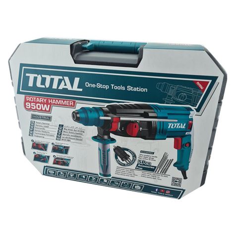 Rotomartillo Percutor Sds Plus 950w+ Mandril Total-1