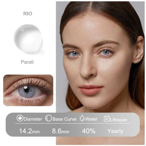 Par De Lentes De Contacto Línea Rio Color Parati-1