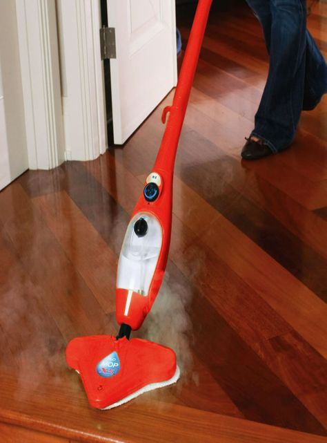 Mopa a Vapor H2O Mop X5 Roja + 3 Mopas de repuesto-3
