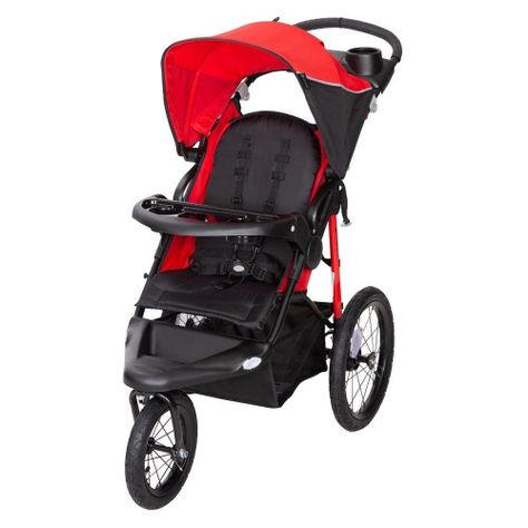 Coche Jogger XCEL-R8 - Rojo rubí-0