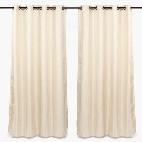 SET  CORTINA BORDADA PUNTOS BEIGE-0