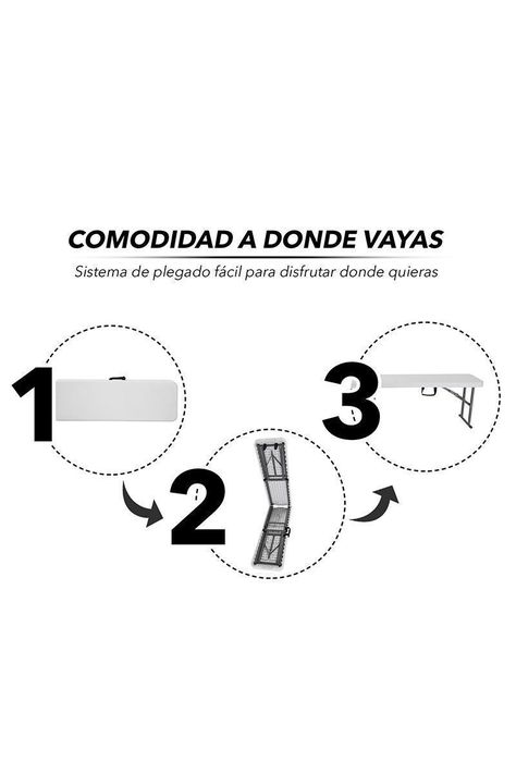 Banca Plegable Tipo Maleta 43x30x183 cm-4