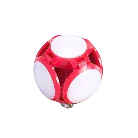 Lampara Ampolleta Balon Universal E27 40w Rojo-0