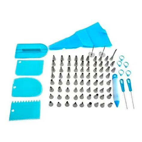 Kit Decoración Para Repostería Con Base Giratorio 106 Pcs-0
