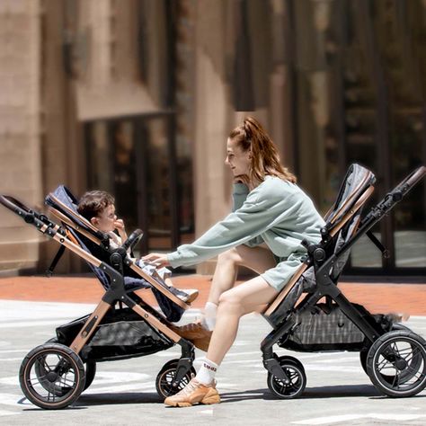 Coche Cuna Multifuncional Bebé 5 En 1 Plegable-3