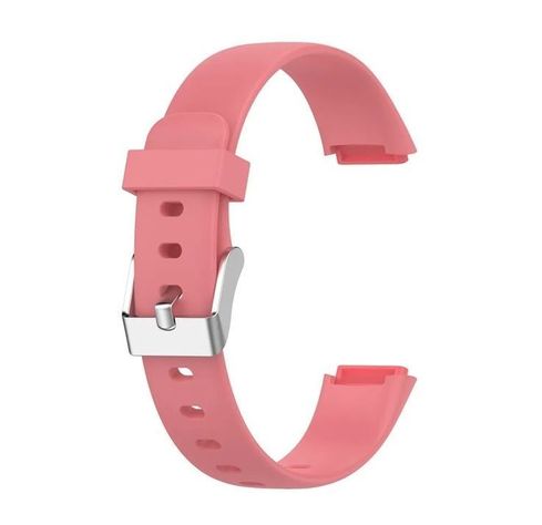 Correa Silicona Compatible Fitbit Luxe  15,4mm Rosado-0