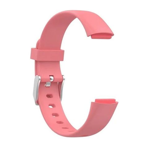 Correa Silicona Compatible Fitbit Luxe  15,4mm Rosado-1