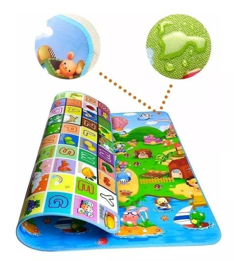 Alfombra Antigolpes Para Niños Bebes 180x150 Diseñ-2