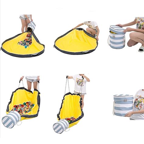 Bolsa Almacenamiento De Juguetes Multifuncional Para Niños-2