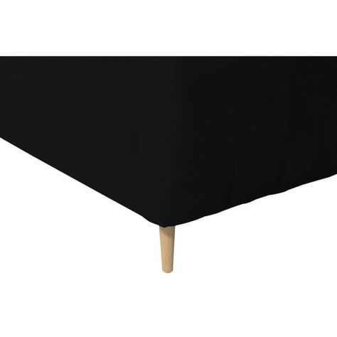 Sofá Lynette Chenille Tipo Lino Negro 2 Cuerpos-2