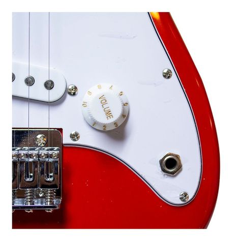 PACK GUITARRA ELECTRICA NIÑO COLOR ROJO SCORPION-2