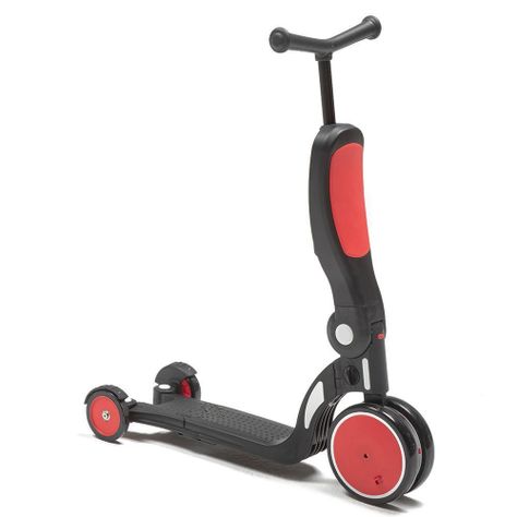 Scooter Monopatín Plegable Niño 5 en 1 – Rojo-0