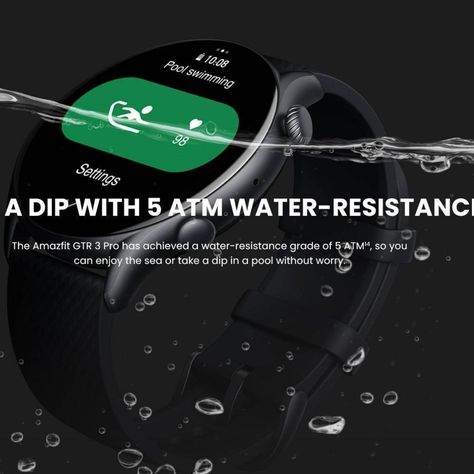 Amazfit Smartwatch GTR 3 PRO- Negro-3