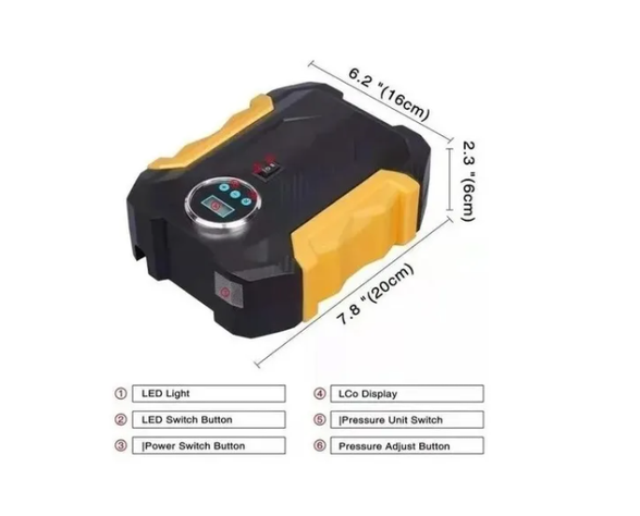 Compresor De Aire Calgary 12v Para Vehículos Neumaticos -3