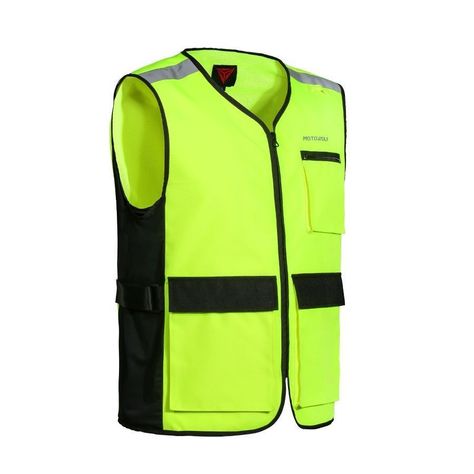 Chaleco reflectante para motociclismo Motowolf 0506 - Amarillo-0