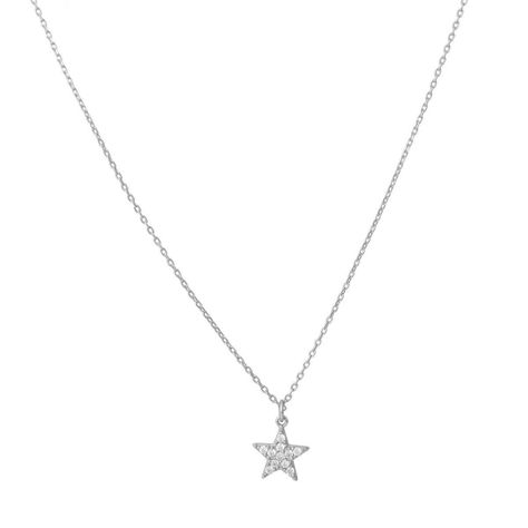 Collar Estrella Circones plata Hadara Joyas-0
