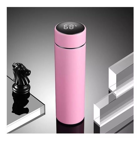 Botella Térmica Portátil Inteligente Rosa-1