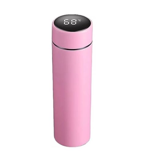 Botella Térmica Portátil Inteligente Rosa-0