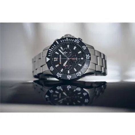Reloj Seaforce Chrono Dial Negro 43 mm-4