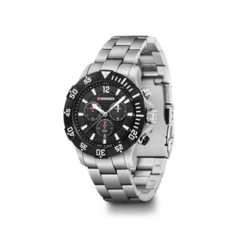 Reloj Seaforce Chrono Dial Negro 43 mm-2