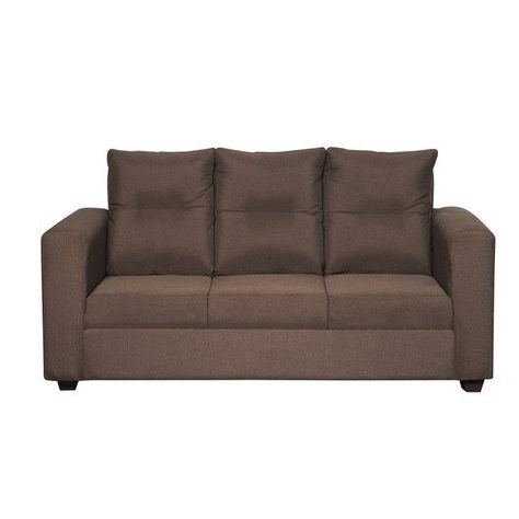 Living Loreto Lino 3 Cuerpos + 2 Pouf Chocolate-2