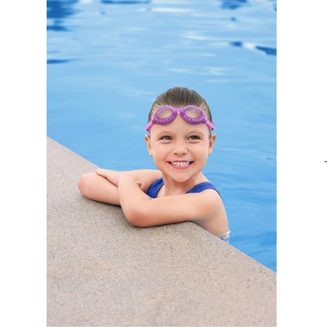 Lentes Agua Niñas +3 Años / Brillos Morado-2