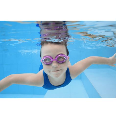 Lentes Agua Niñas +3 Años / Brillos Morado-3