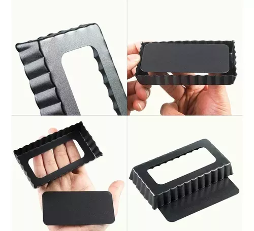 Pack X6 Moldes Desmontables Rectangular Individual -5